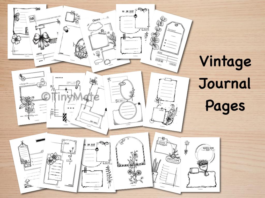 Undated Journal Bundles | Done-for-You Printable Digital Pages | A5/A4 Size/Us Letter | No Design Needed Daily Weekly Monthly Yearly - Image 4