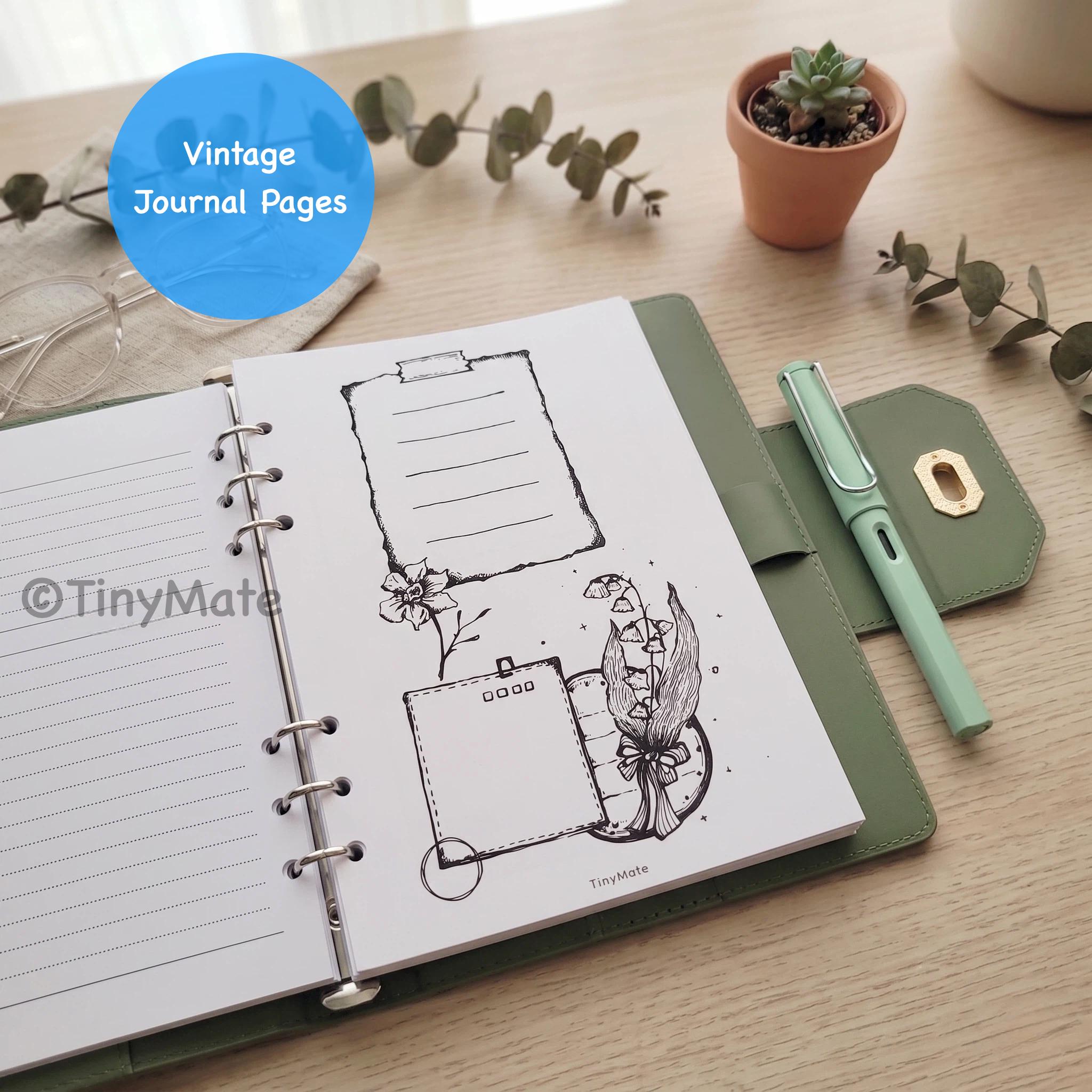 Undated Journal Bundles | Done-for-You Printable Digital Pages | A5/A4 Size/Us Letter | No Design Needed Daily Weekly Monthly Yearly - Image 15