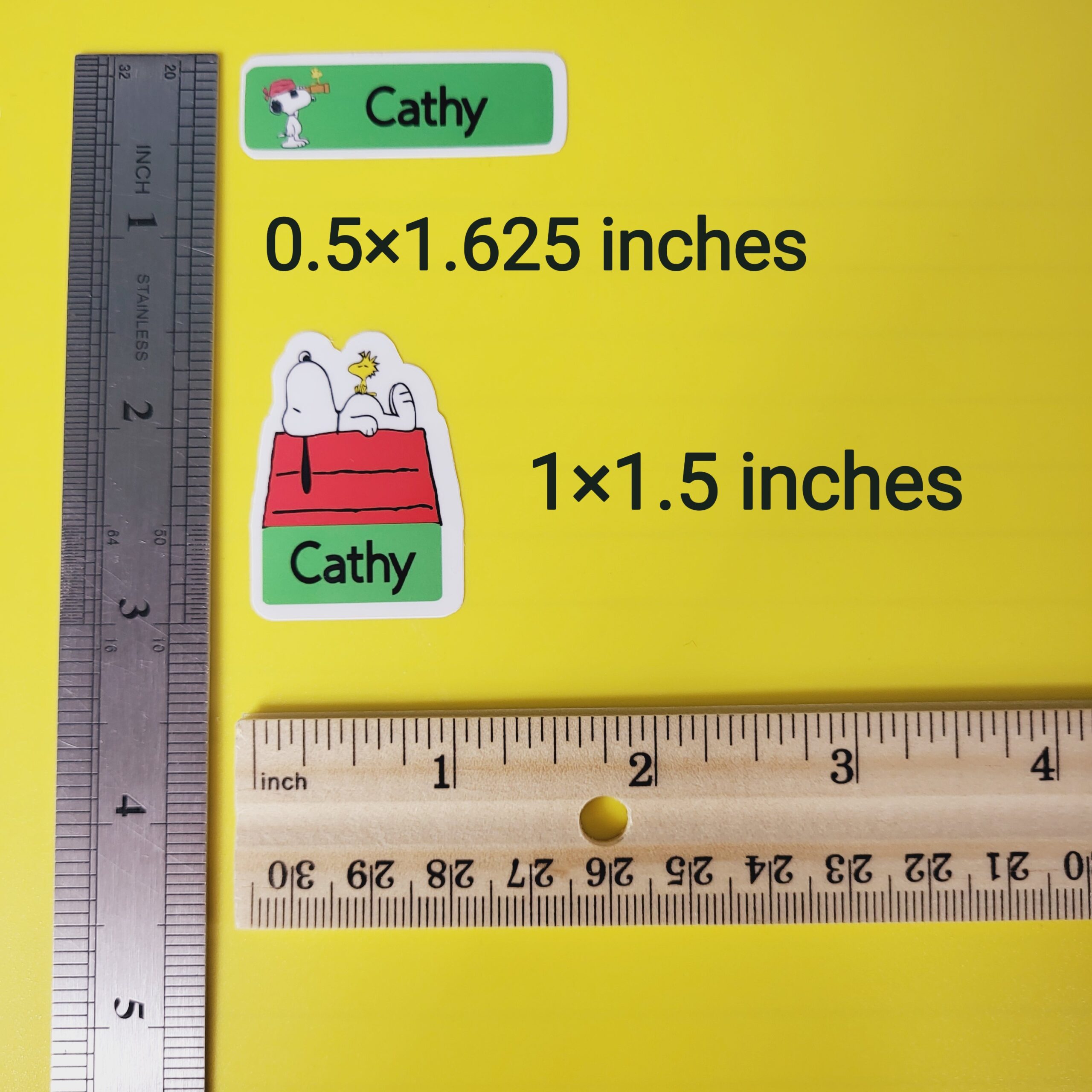 88 Pcs Snoopy Custom Name Sticker, Daycare Label, School Supply Sticker, Personalized Gift Label, Kids Bottle Label - Image 7