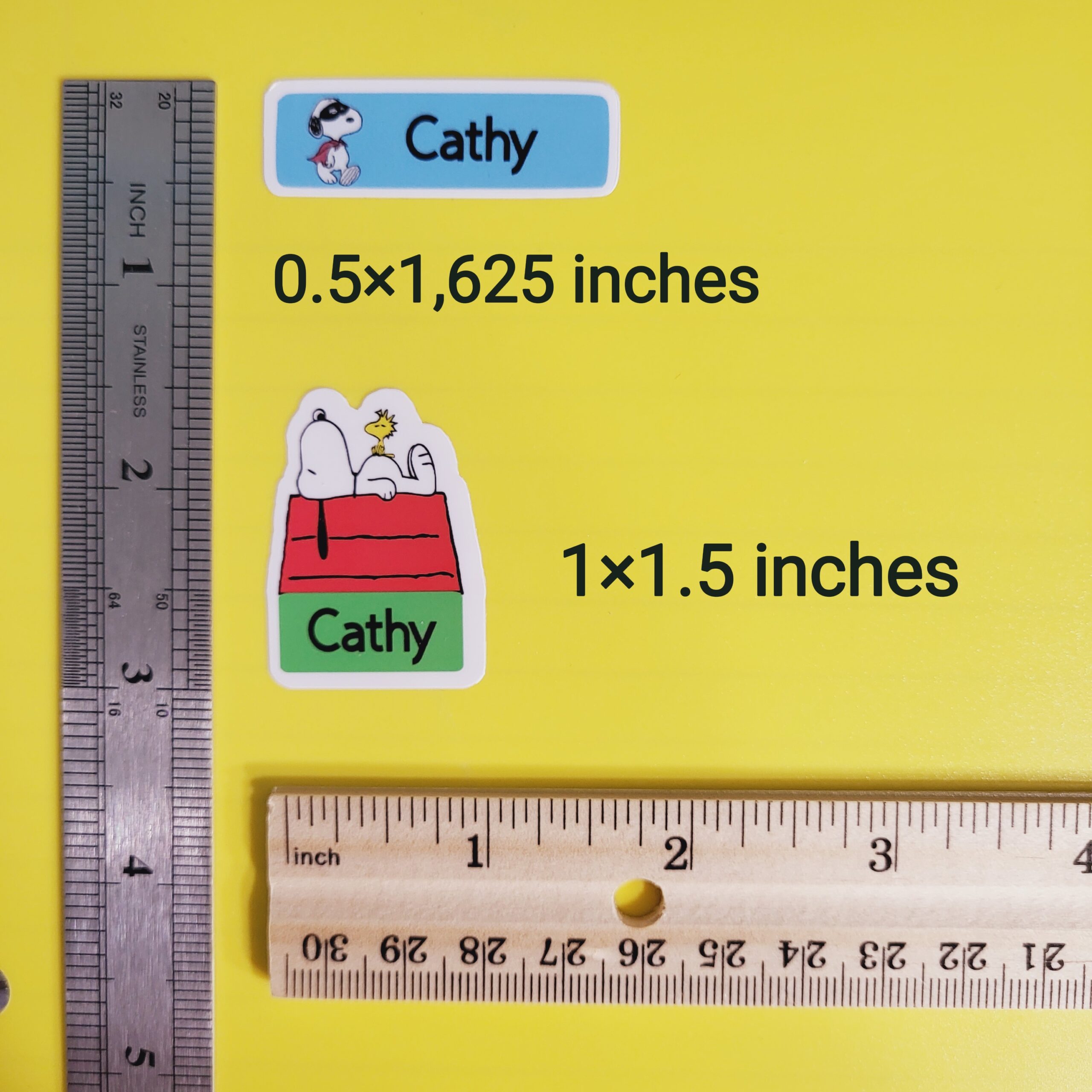 88 Pcs Snoopy Custom Name Sticker, Daycare Label, School Supply Sticker, Personalized Gift Label, Kids Bottle Label - Image 8
