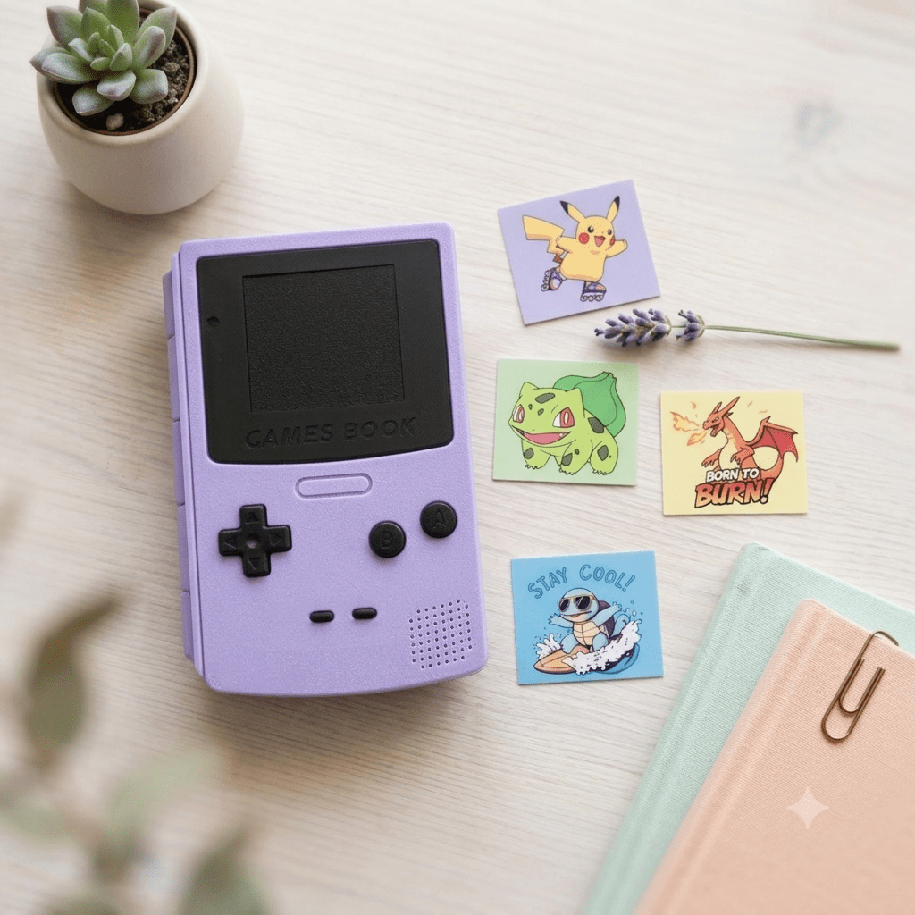Switch Game Holder + 4 Screen Plates, 27 Games Slots, 3D-Printed Gamesbook, Game Organizer, Gift for Boyfriend, Switch Fans Gift - Image 4