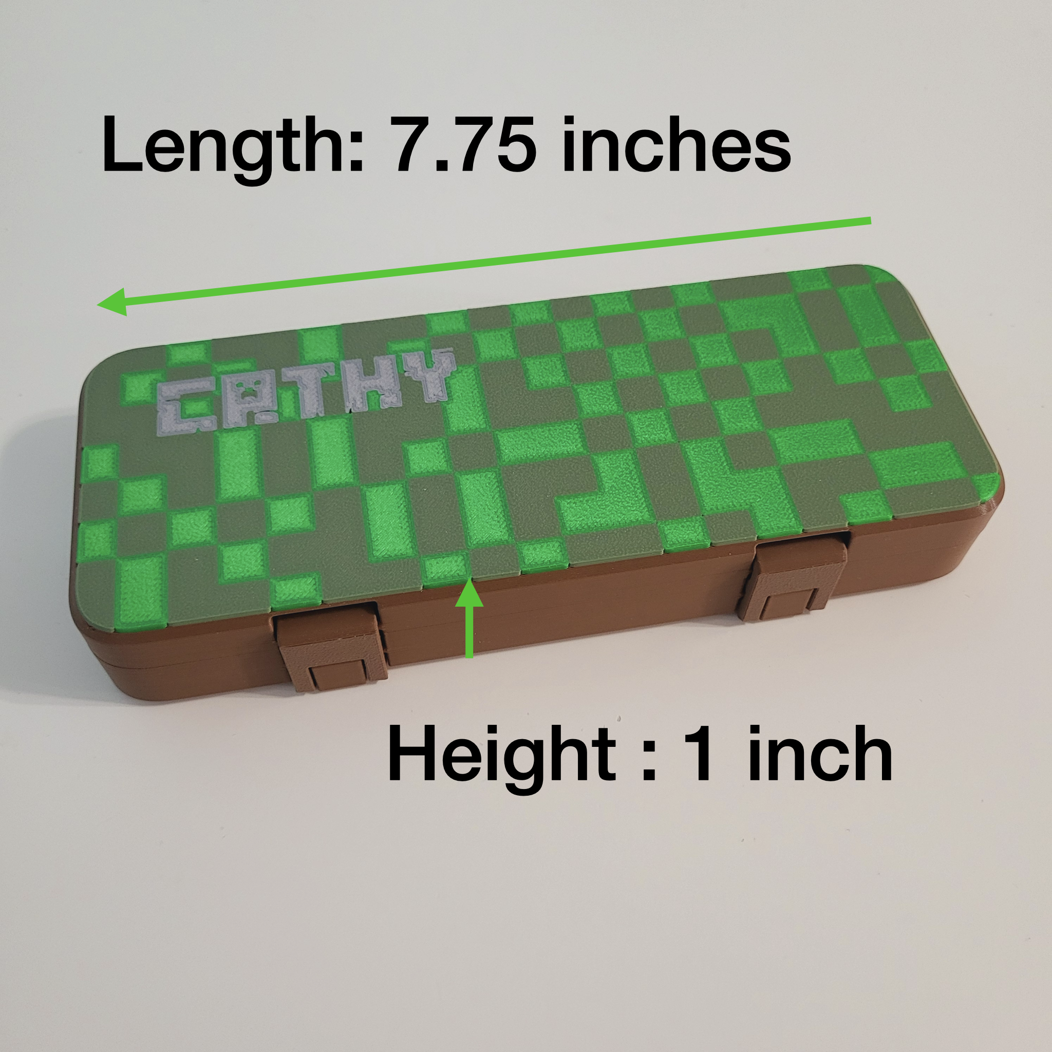 Custom Pixel Name Pencil Box, Personalized Pencil Box, Back to School Supplies, PixelArt Pencil Holder, Back to School Gift, Kids Pencil Box - Image 5